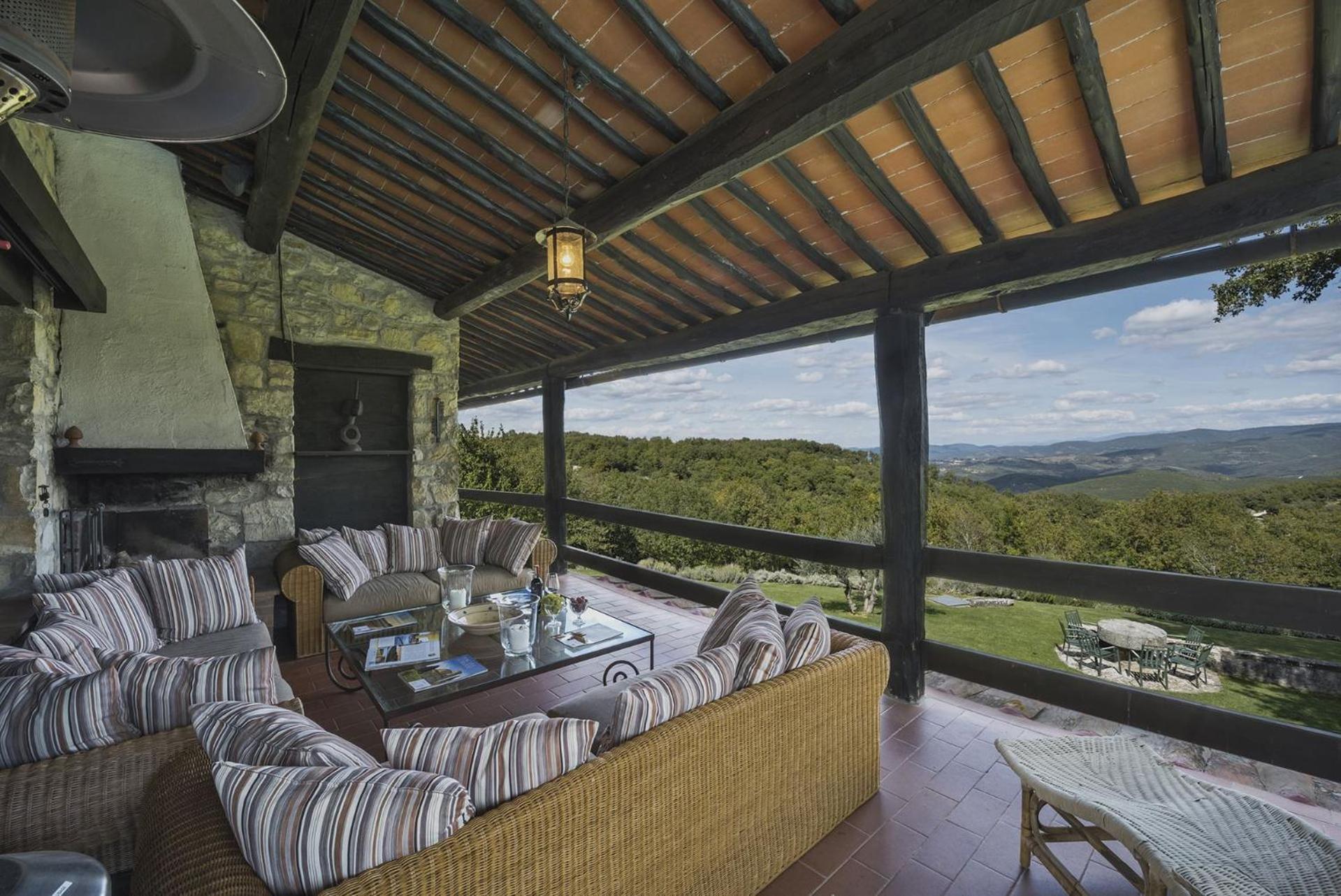 Casale Cipressi Villa Castellina in Chianti Eksteriør billede