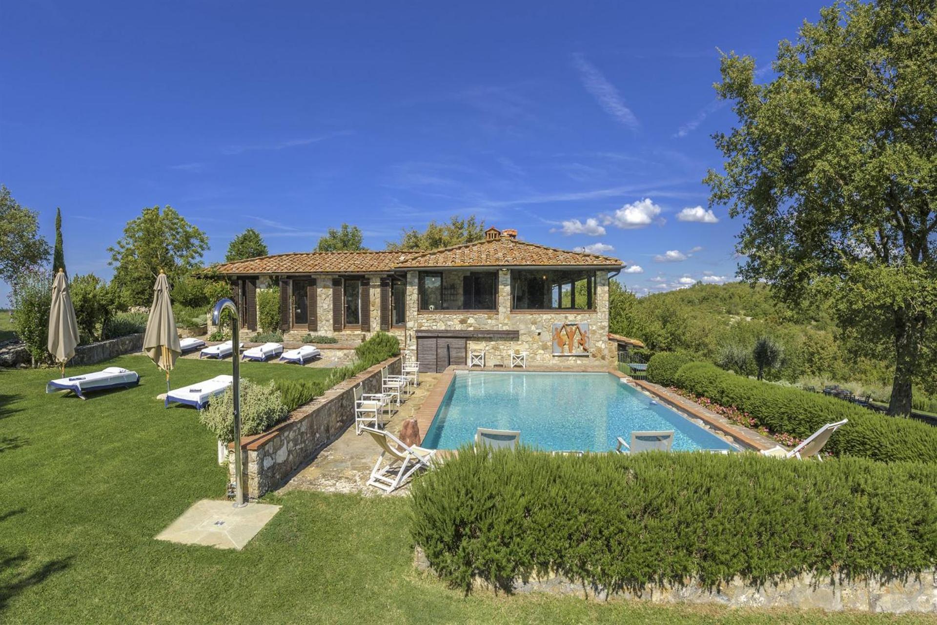 Casale Cipressi Villa Castellina in Chianti Eksteriør billede